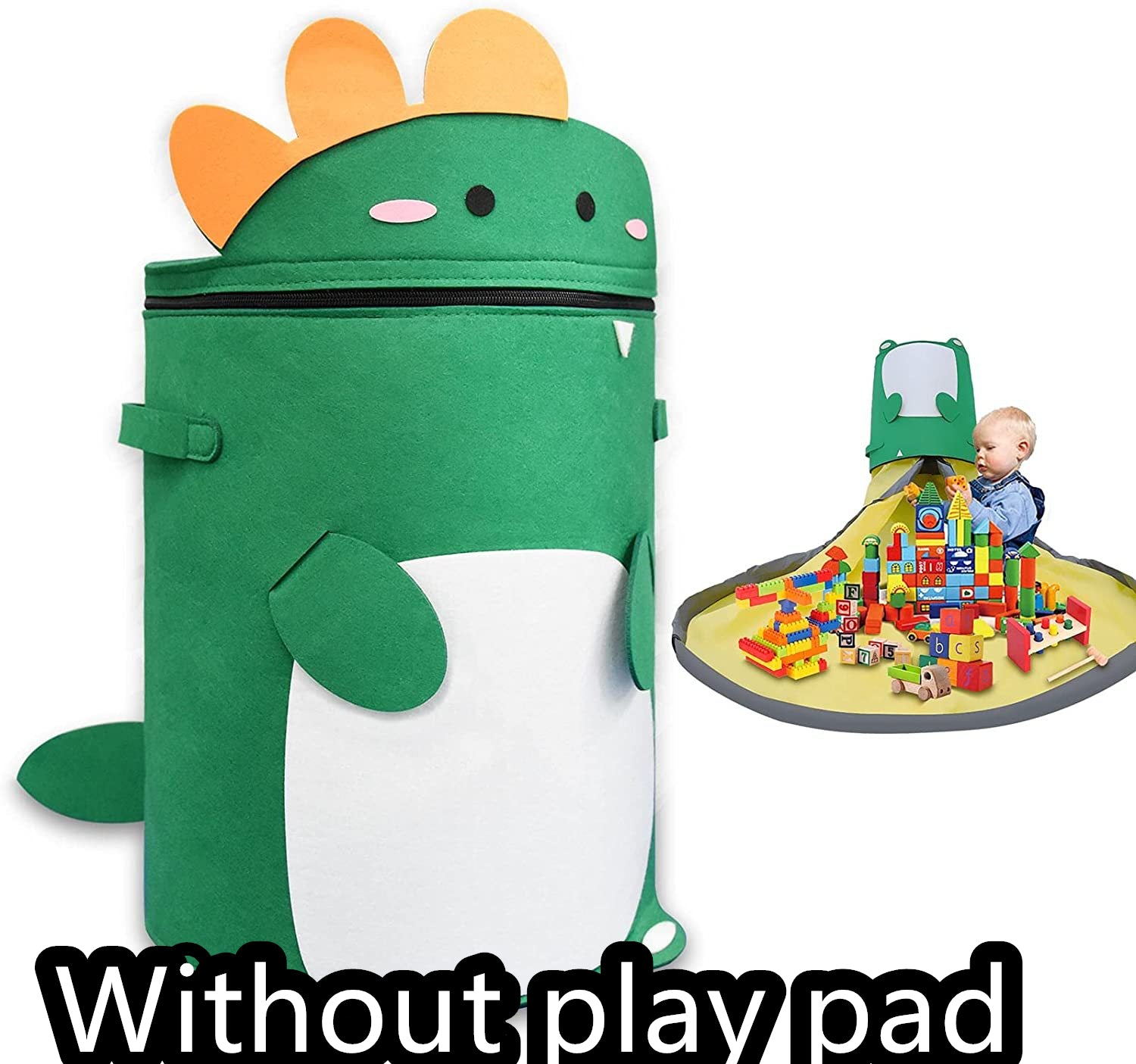 Felt Storage Bag Toy Play Mat 2 In 1 Pull Rope - [[{"value":"{{ Babyvera Babyvera  }}"}]]