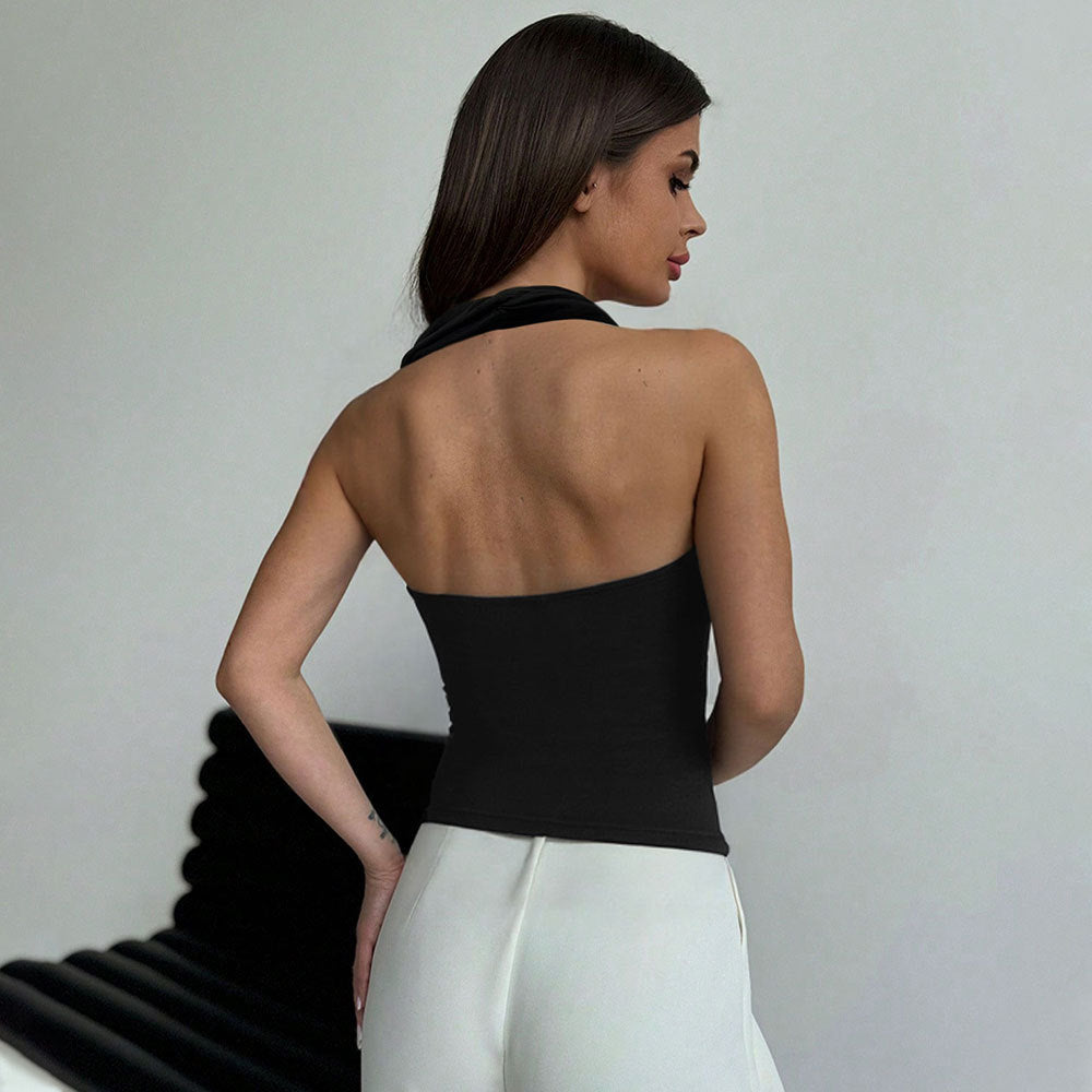 Fashion Spicy Girl Lace-up Vest For Inner Wear Or Outerwear, Beautiful Back Women's Top - [[{"value":"{{ Babyvera Babyvera  }}"}]]