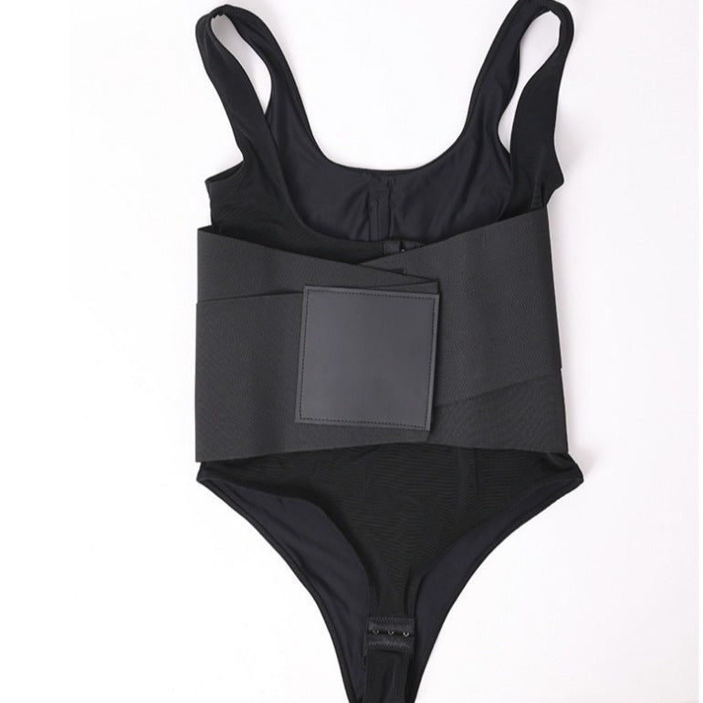 Belly Contracting Sports Waist Seal Breathable Shapewear Fitness Breasted Hip Lifting Corset - [[{"value":"{{ Babyvera Babyvera  }}"}]]