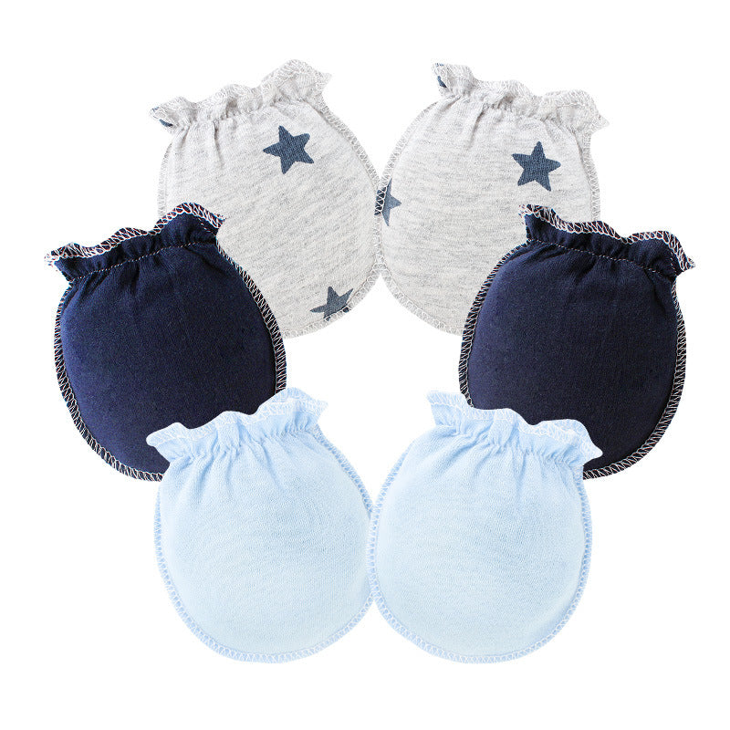 3 Pairs Baby Gloves 0-6 Months Early Baby Anti-grasping Gloves - [[{"value":"{{ Babyvera Babyvera  }}"}]]