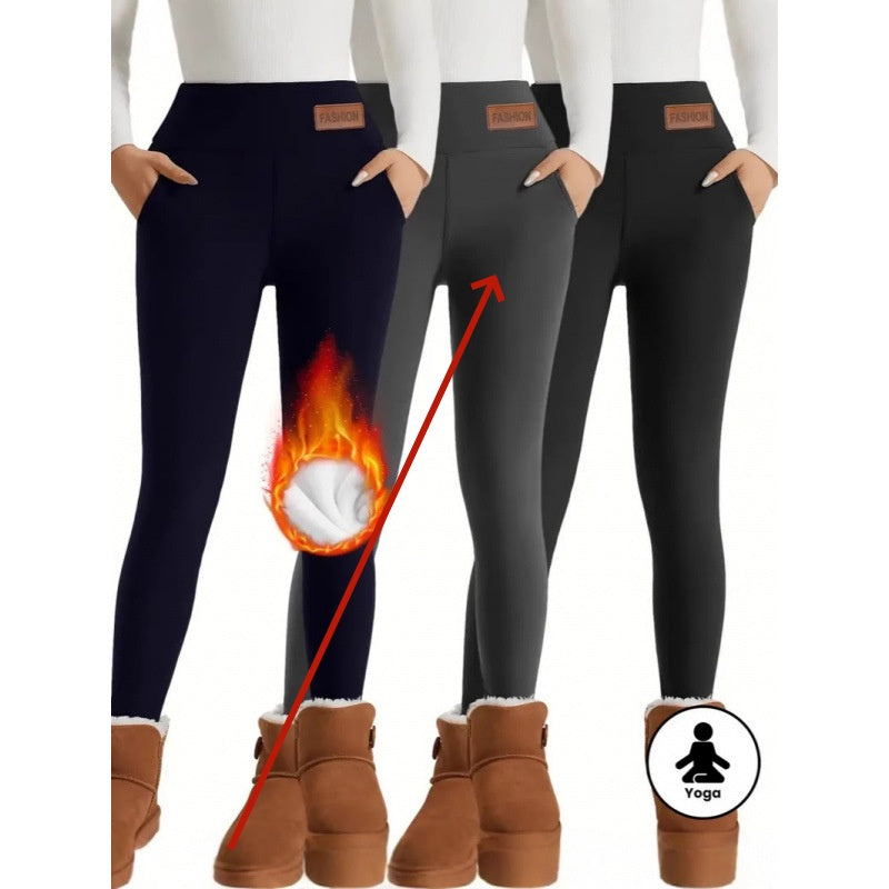 Women's High Waist Warm Fleece Lined Leggings - [[{"value":"{{ Babyvera Babyvera  }}"}]]