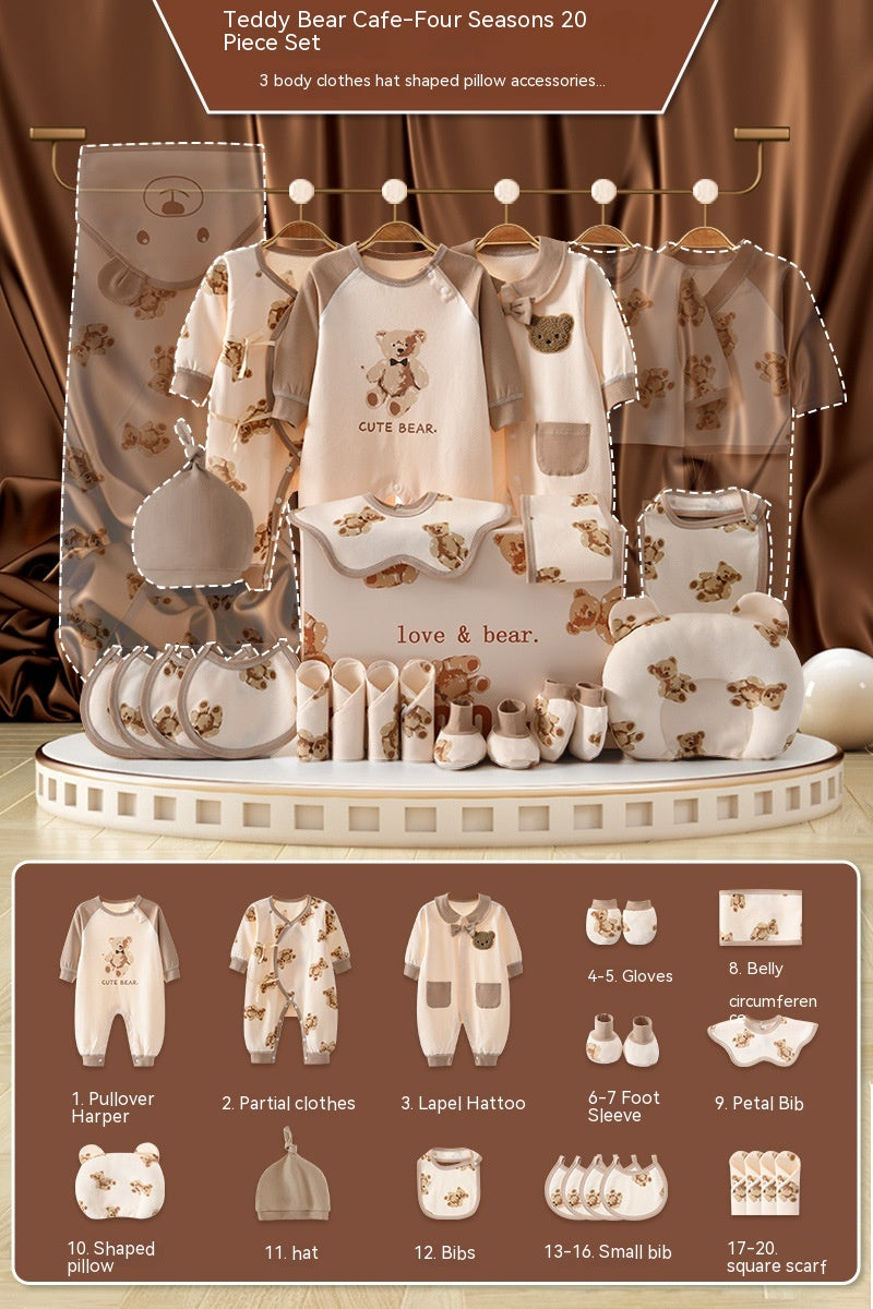 Newborn Gift Box Newborn Baby Meeting Etiquette Clothes Suit - [[{"value":"{{ Babyvera Babyvera  }}"}]]