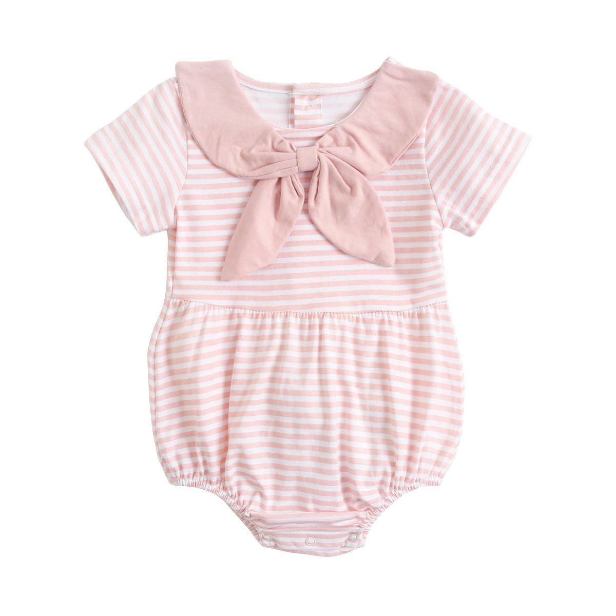 Baby Clothing Striped Newborn Bodysuit - [[{"value":"{{ Babyvera Babyvera  }}"}]]