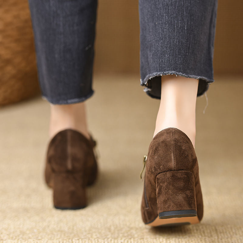 Chunky Heel Stylish Women's Flats - [[{"value":"{{ Babyvera Babyvera  }}"}]]