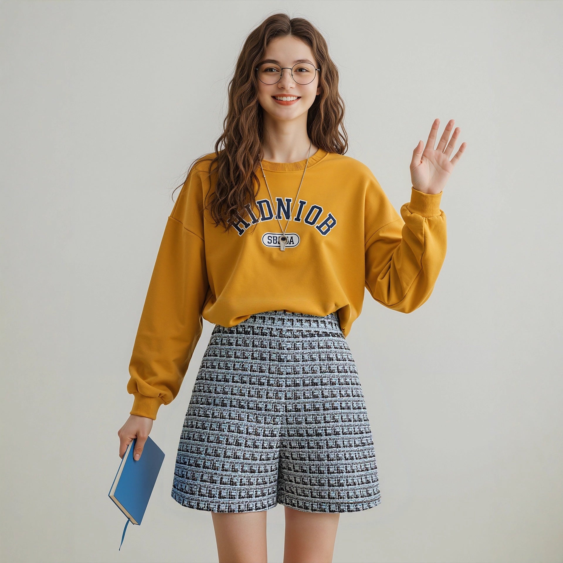 Fashionable Plaid Knitted Shorts For Women - [[{"value":"{{ Babyvera Babyvera  }}"}]]