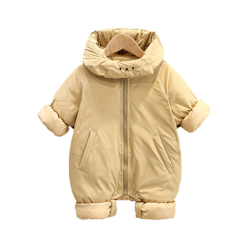 Baby Jumpsuit Baby Thick Winter Clothes - [[{"value":"{{ Babyvera Babyvera  }}"}]]