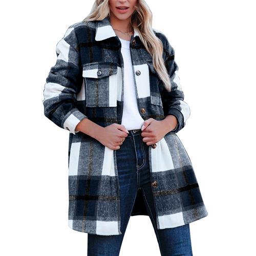 Fashion Casual Long Shirt Coat Women - Babyvera