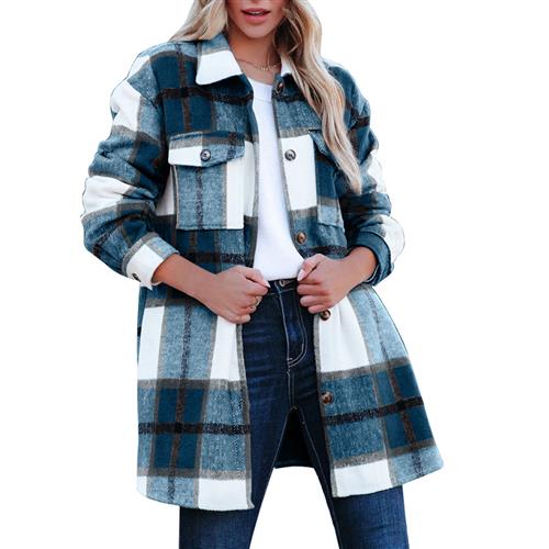 Fashion Casual Long Shirt Coat Women - Babyvera