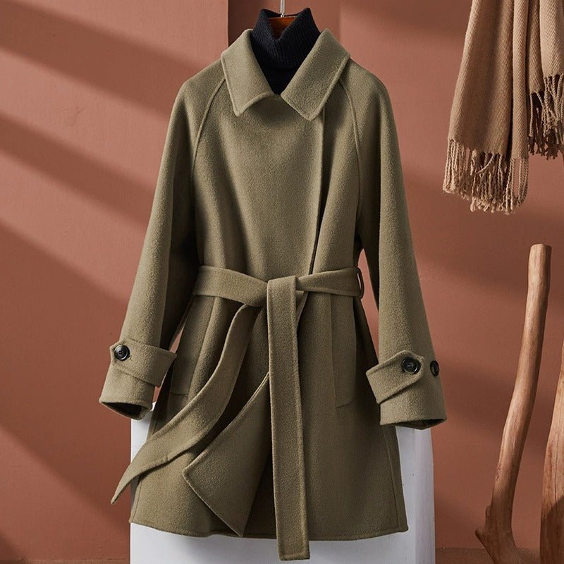 Fashion Personality Reversible Cashmere Coat Women - Babyvera