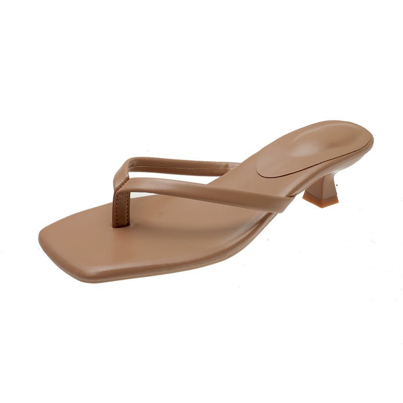 Fashionable Flip - Flops With High Heels - Babyvera