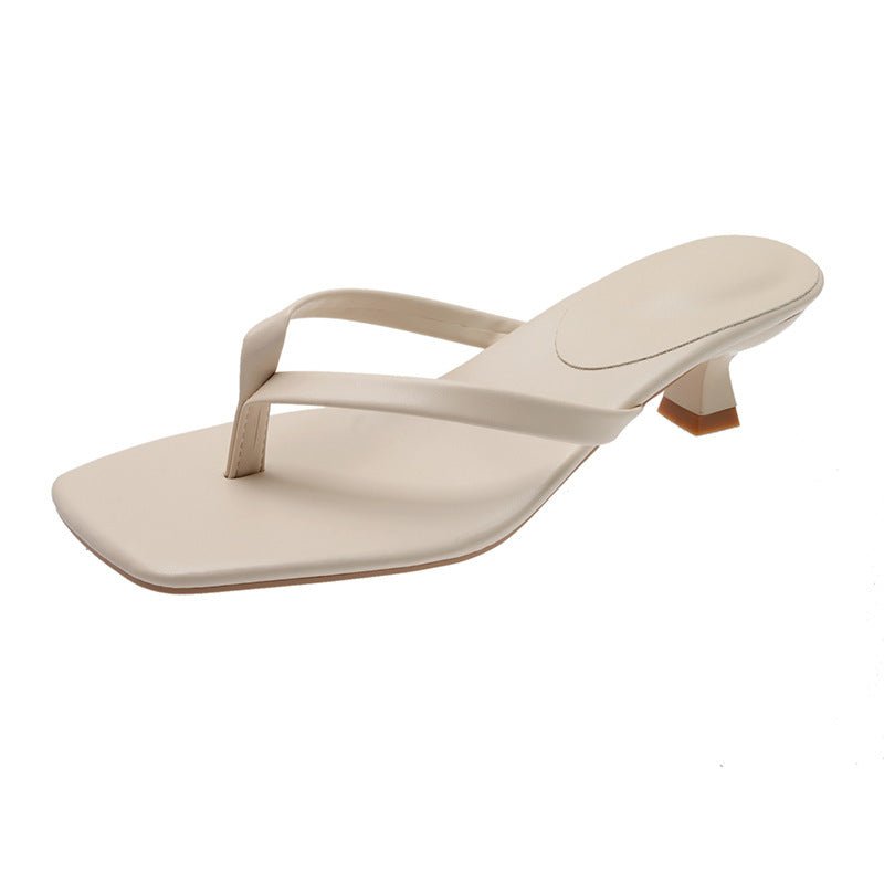 Fashionable Flip - Flops With High Heels - Babyvera