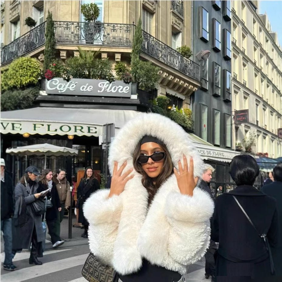 Faux Fur Coat Environmental Protection Women - Babyvera