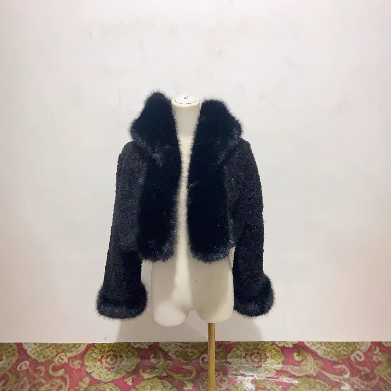 Faux Fur Coat Environmental Protection Women - Babyvera