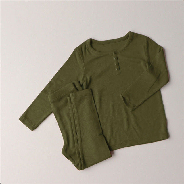 Baby Kids Pajamas Sets Girl Boy Sleepwear Suit Autumn Kids - [[{"value":"{{ Babyvera Babyvera  }}"}]]