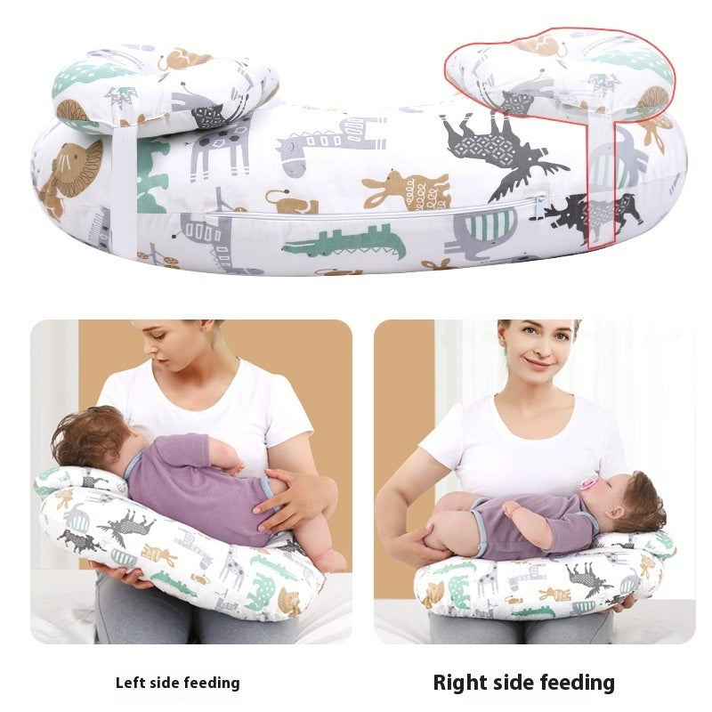 Pregnancy Pillow Breathable Waist Support Washable Multifunctional Baby Nursing Pillow - [[{"value":"{{ Babyvera Babyvera  }}"}]]