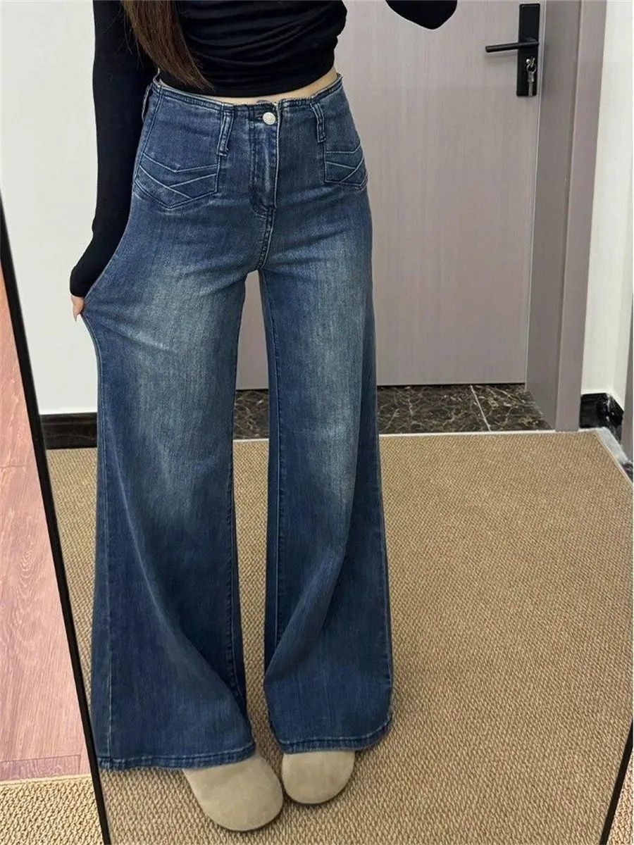 Retro Women's Slightly Flared Jeans That Aren't Tight On The Legs - [[{"value":"{{ Babyvera Babyvera  }}"}]]