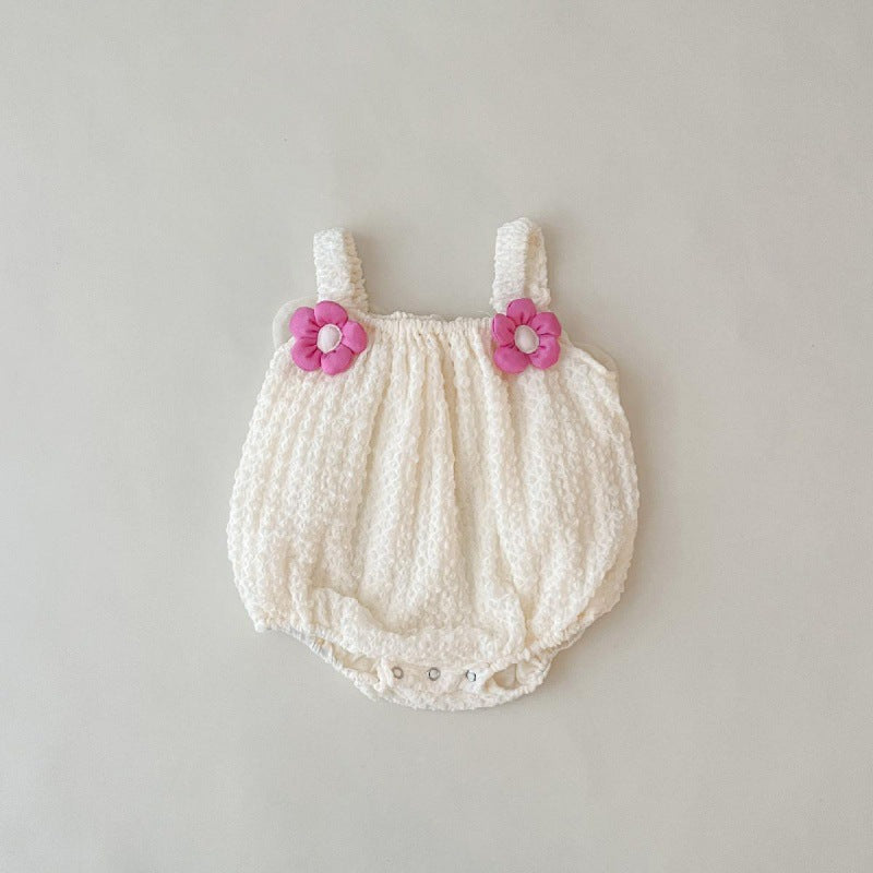 Baby Butterfly Wings Sling Onesie Newborn One Month Old Baby Jumpsuit - [[{"value":"{{ Babyvera Babyvera  }}"}]]