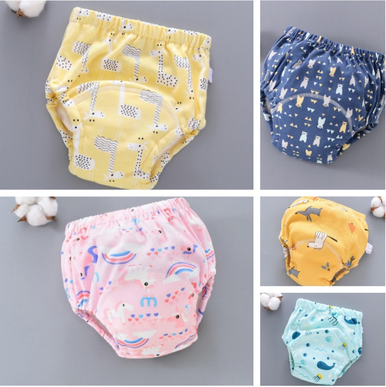Baby Training Pants Washable 6-layer Gauze Diaper Cover - [[{"value":"{{ Babyvera Babyvera  }}"}]]