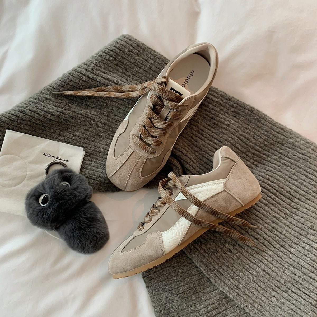Genuine Leather Trend All - match Retro Casual Women's Shoes - Babyvera