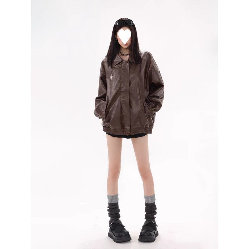 Jacket Turn-down Collar Coat Women - Babyvera