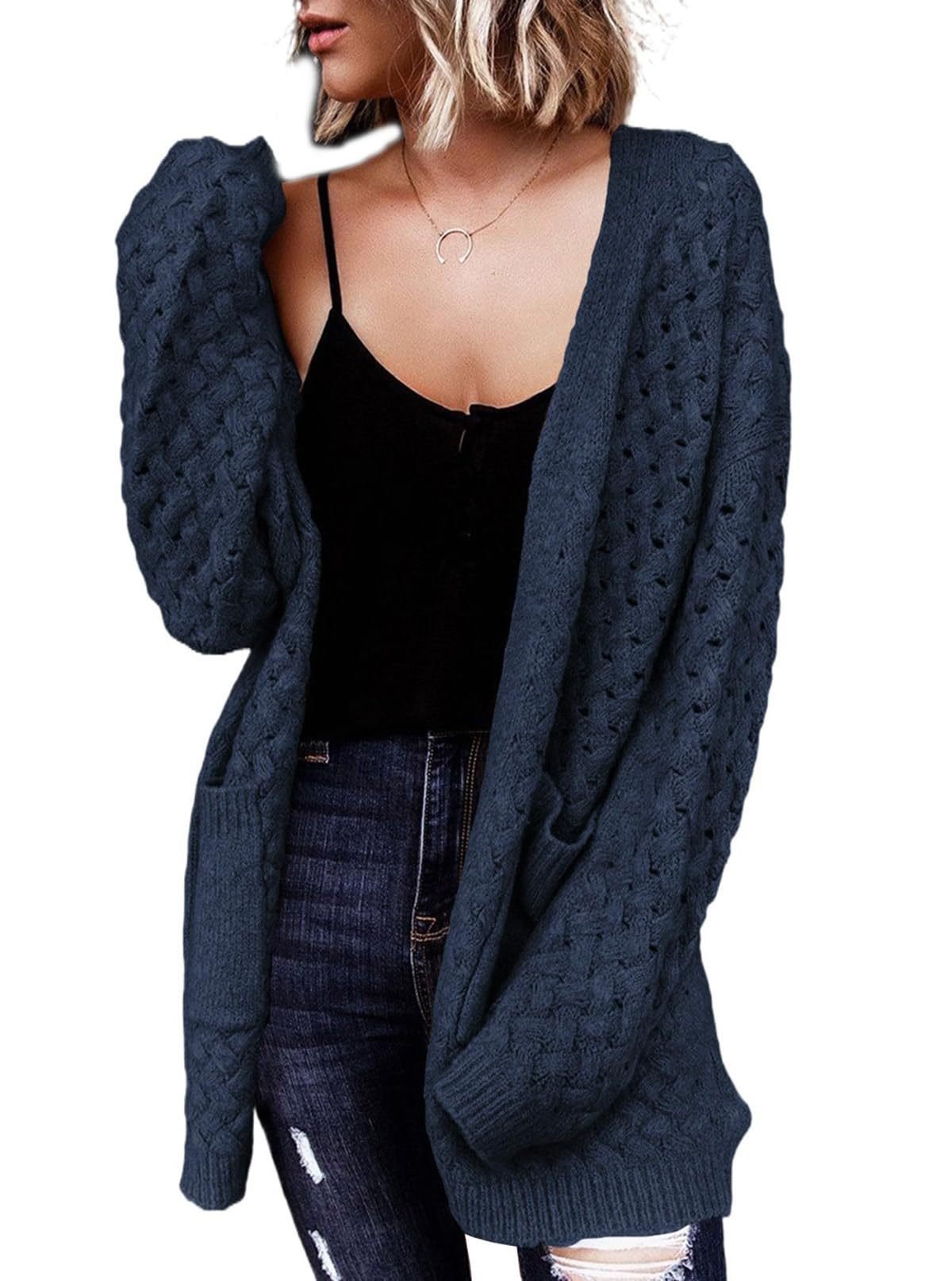Knitted Cardigan Sweater Coat For Women - Babyvera