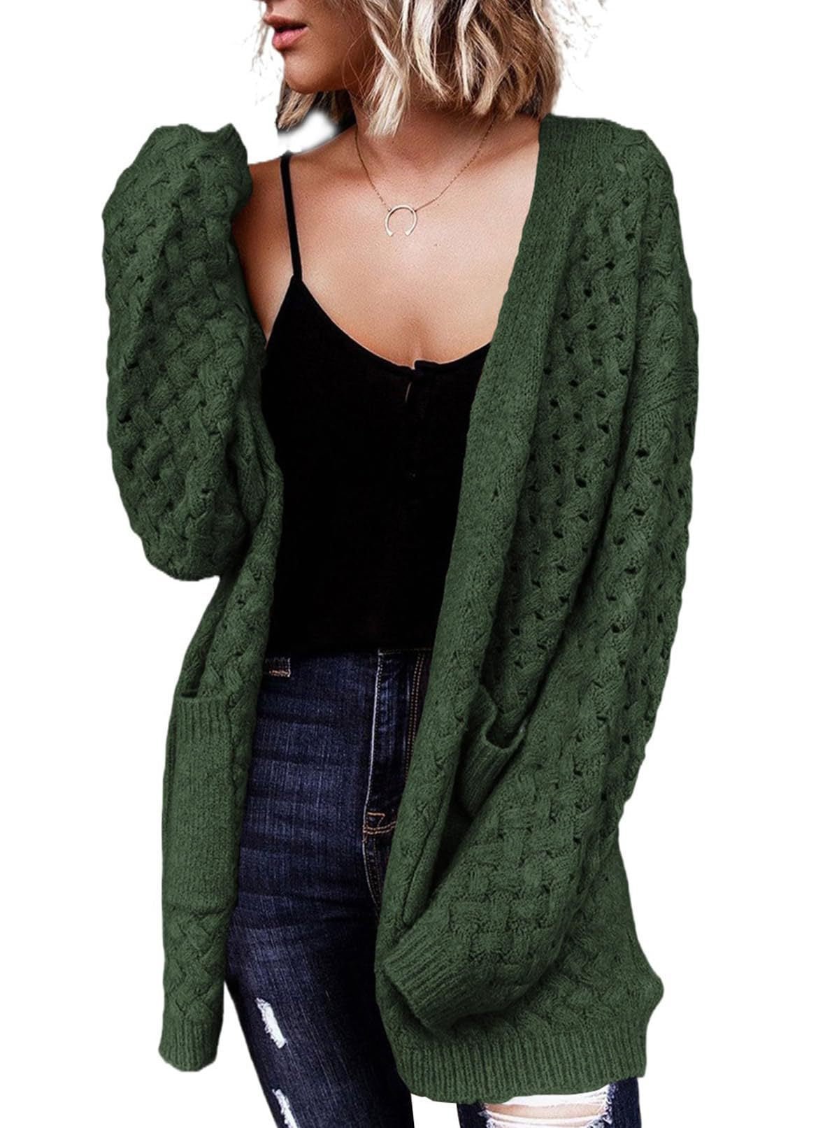 Knitted Cardigan Sweater Coat For Women - Babyvera