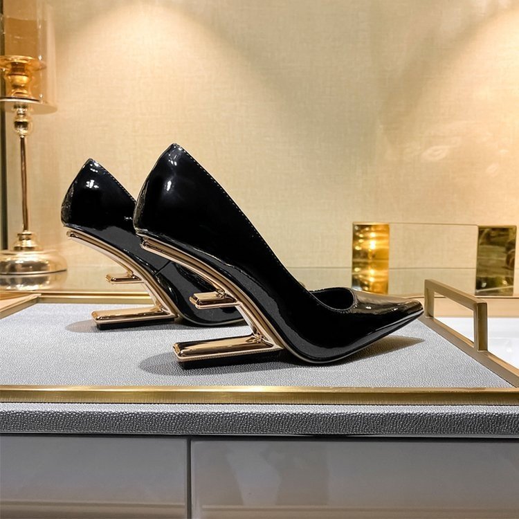 Ladies' Shallow Pointed Toe Stylish High Heels - Babyvera