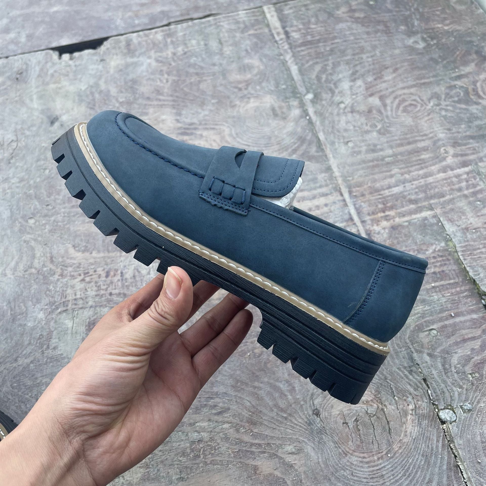 Leather Plus Size Casual Women's Shoes - Babyvera