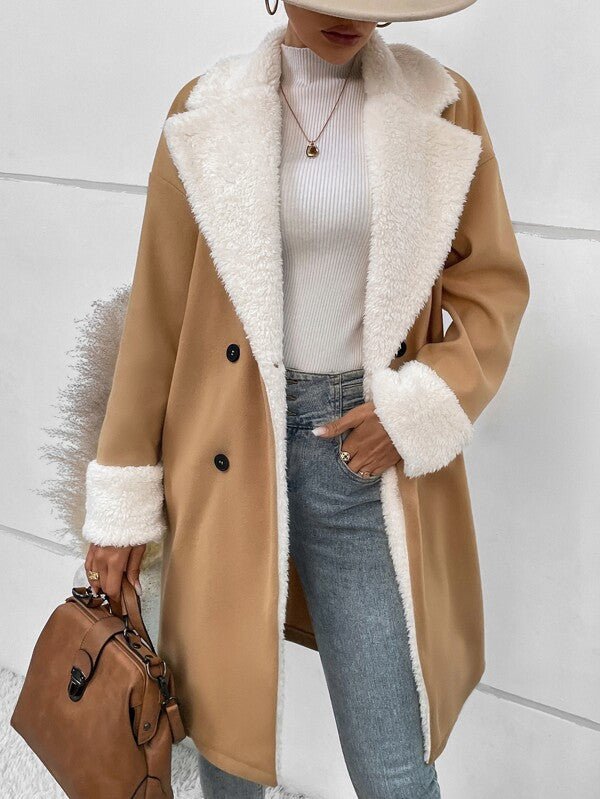 Leisure Commute Woolen Coat For Women - Babyvera