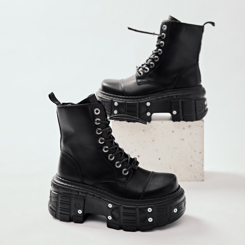 Martin Boots New Women's Punk Style Small Leather Shoes - Babyvera