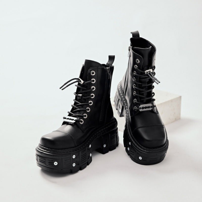 Martin Boots New Women's Punk Style Small Leather Shoes - Babyvera