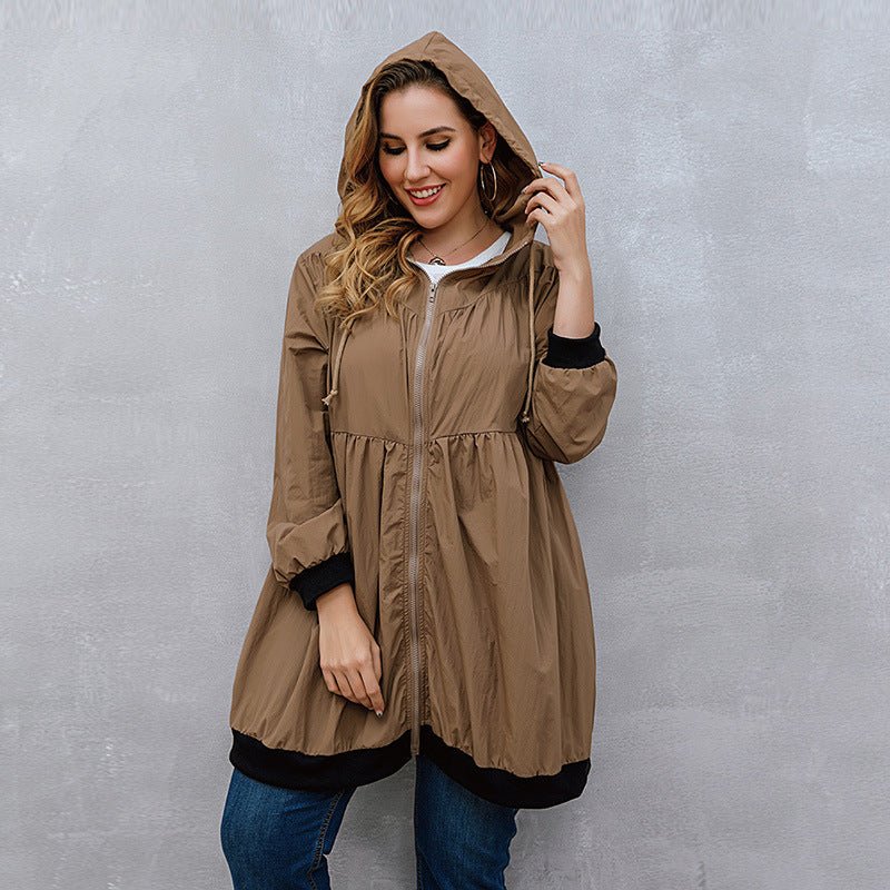 Mid-length Loose Versatile Coat Women - Babyvera