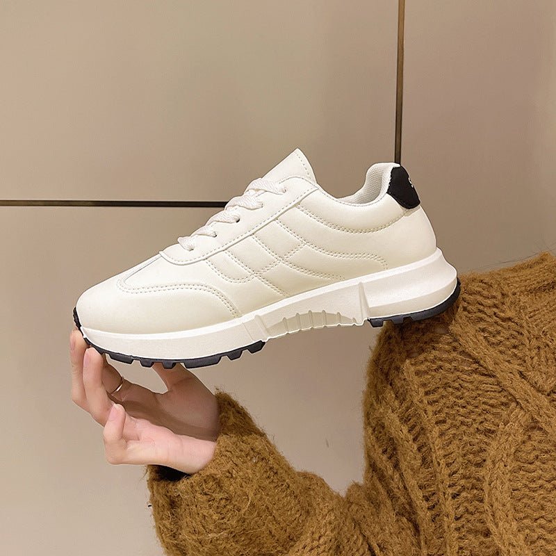 New Autumn Fashion Platform White Women's Shoes - Babyvera
