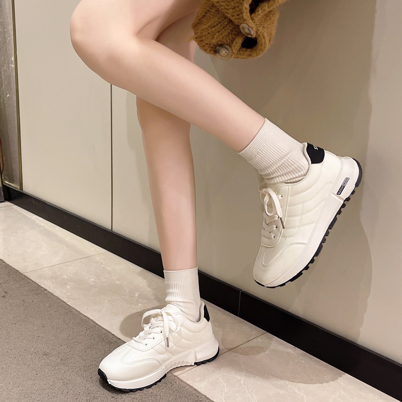 New Autumn Fashion Platform White Women's Shoes - Babyvera
