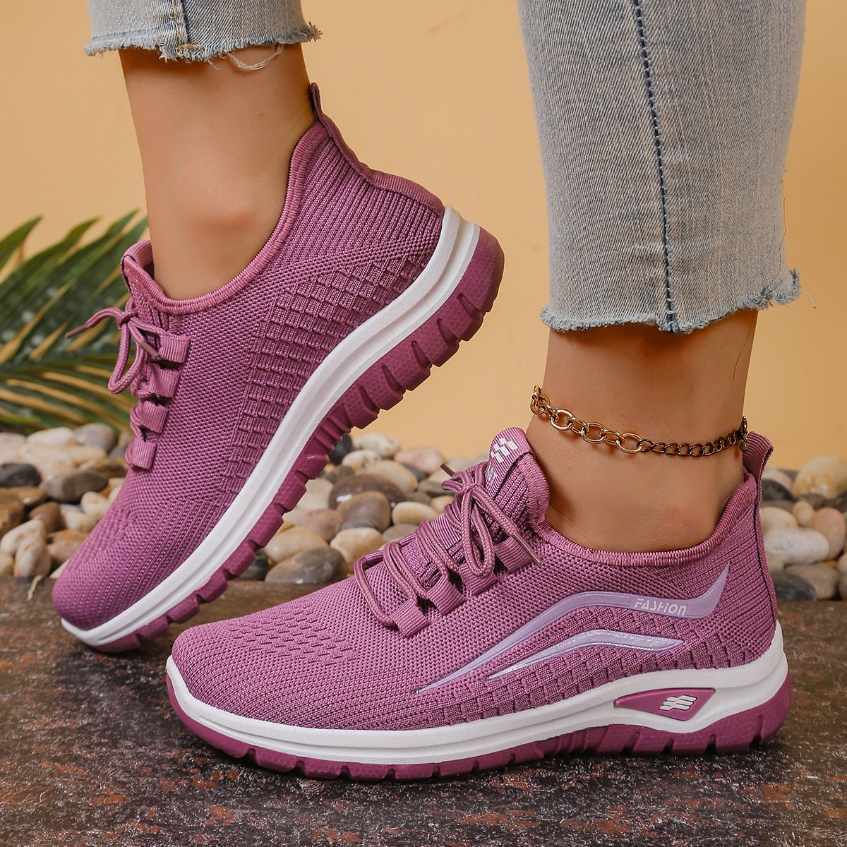New Fashion Casual Sports Mesh Women's Shoes - Babyvera