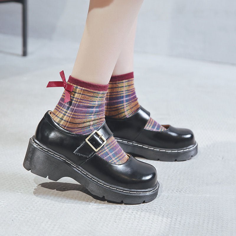 New - style Vintage Buckle Mary Jane Shoes - Babyvera