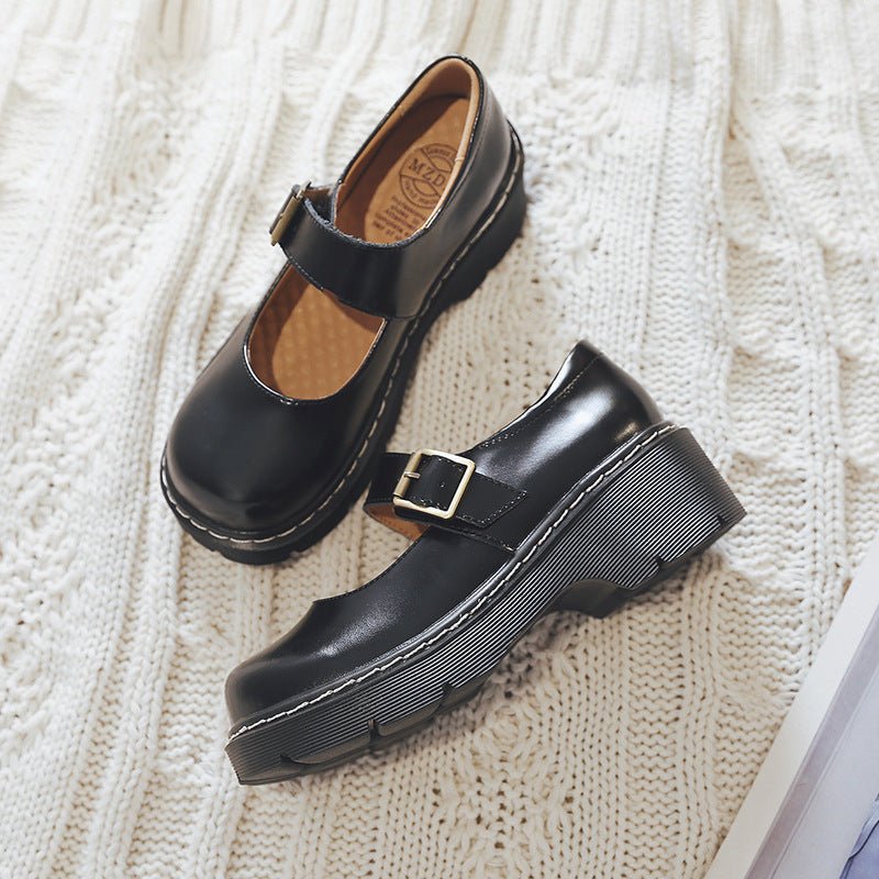 New - style Vintage Buckle Mary Jane Shoes - Babyvera