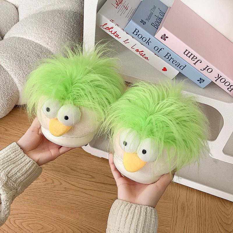 New Stylish And Quirky Indoor Home Warm Plush Slippers - Babyvera