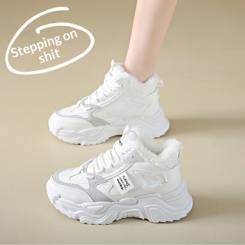 New Thickened Warm Ultra - comfy Fleece - lined Dad Shoes - Babyvera