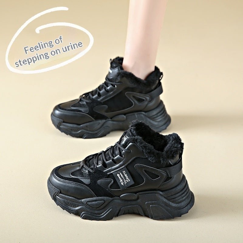 New Thickened Warm Ultra - comfy Fleece - lined Dad Shoes - Babyvera