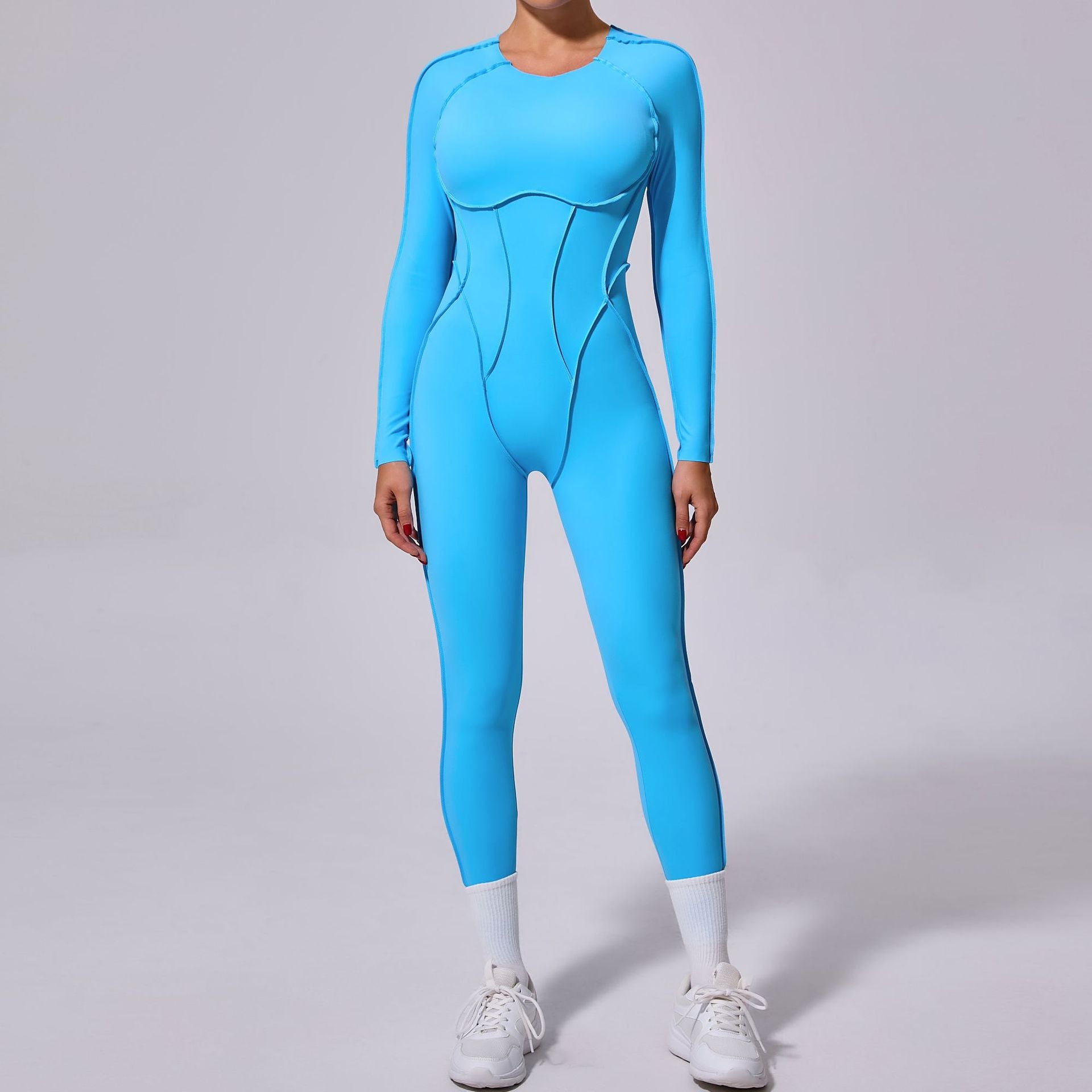 New Winter One - piece Sports Yoga Jumpsuit Backless Tight Jumpsuit - Babyvera