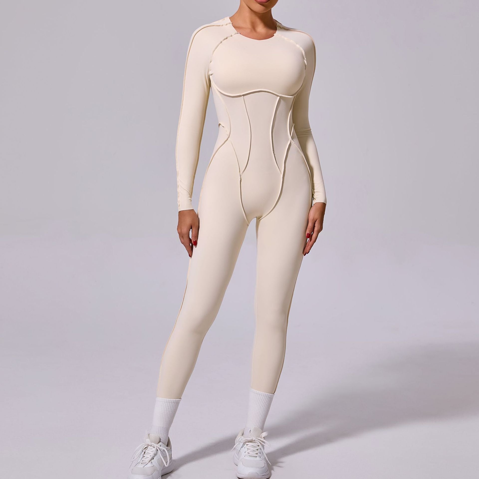 New Winter One - piece Sports Yoga Jumpsuit Backless Tight Jumpsuit - Babyvera