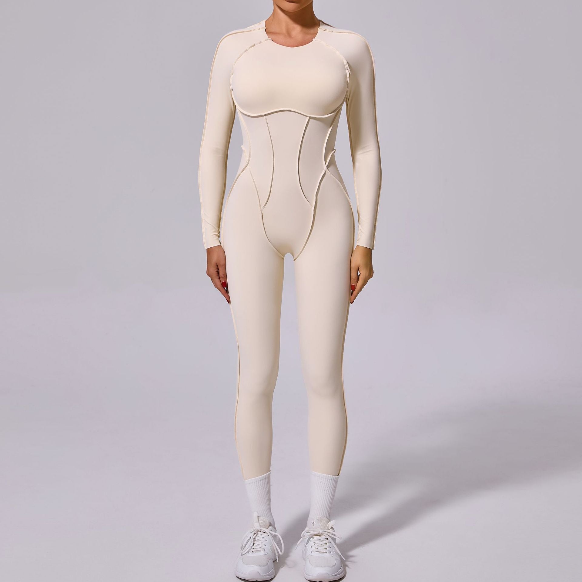 New Winter One - piece Sports Yoga Jumpsuit Backless Tight Jumpsuit - Babyvera