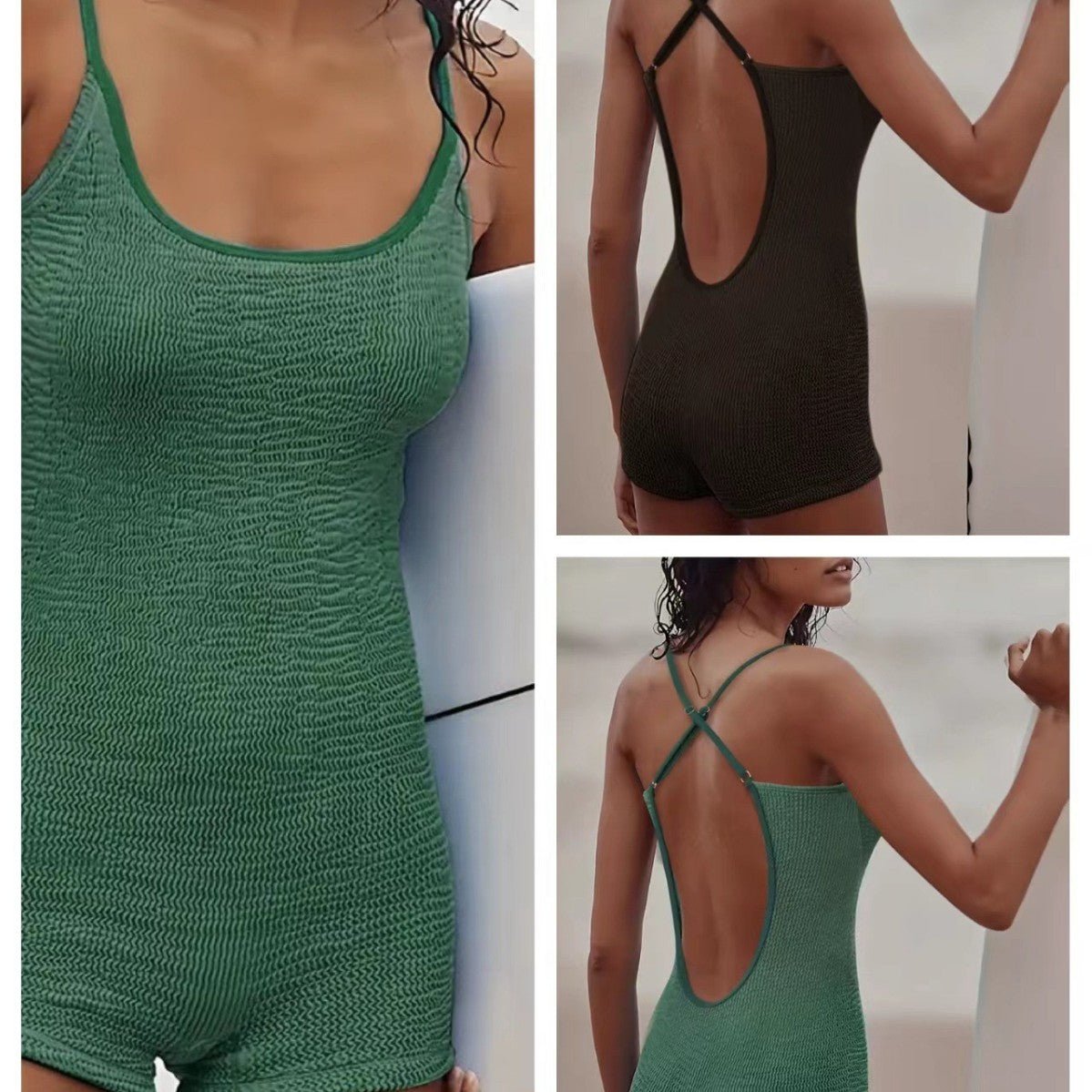 One-piece Women's Sling Slim Fit Backless Design Swimsuit - Babyvera