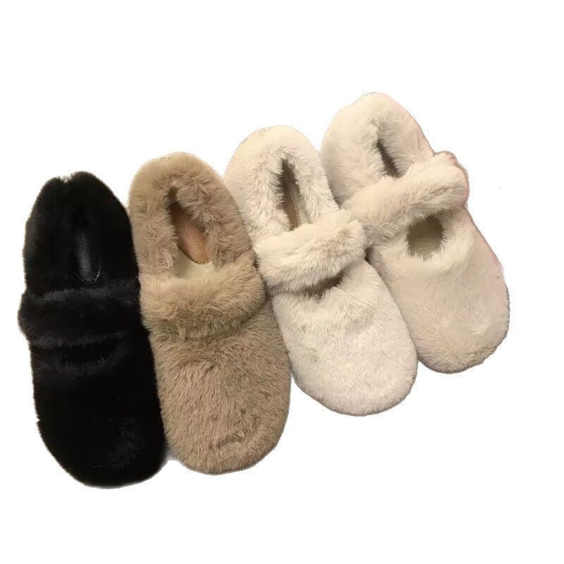 Outerwear Plus - size Women's Shoes Fluffy Shoes - Babyvera