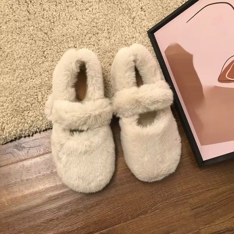 Outerwear Plus - size Women's Shoes Fluffy Shoes - Babyvera