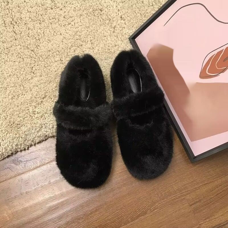 Outerwear Plus - size Women's Shoes Fluffy Shoes - Babyvera