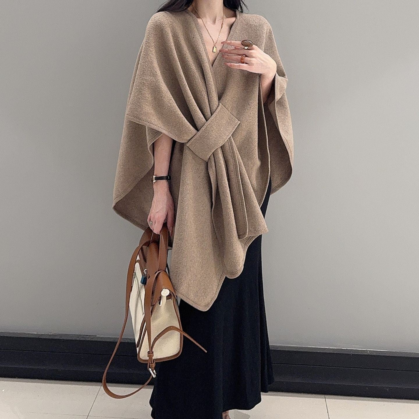 Oversized Knitted Cardigan Baggy Coat Women - Babyvera