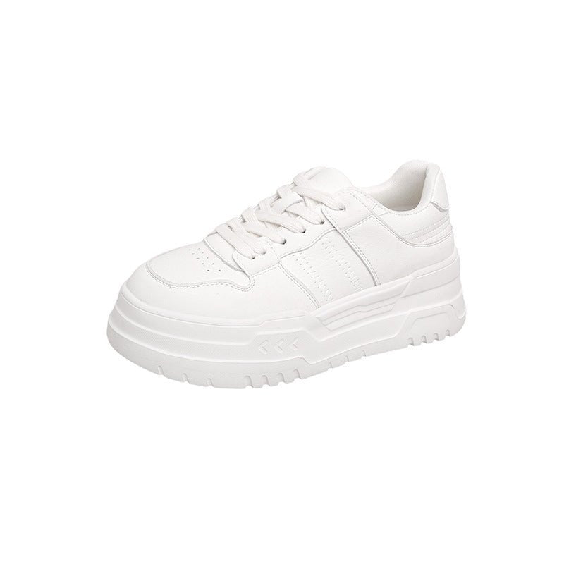 Platform Height Increasing Casual Lace Up Sports Board Shoes - Babyvera