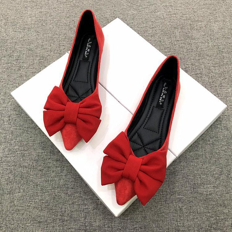 Shoes With Rubber Soles And A Black Bowversatile For Work - Babyvera